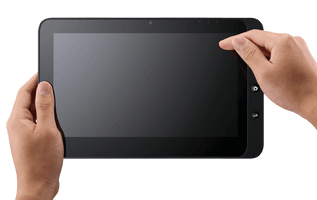 Tablet Holding Hand Download HD - Free PNG