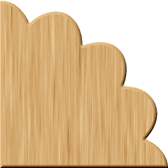 Scrapbook Borders Boarders Stencils - Plywood Png