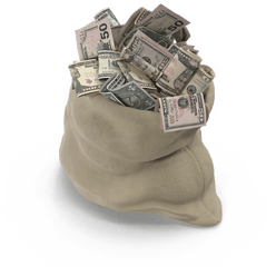 Download Hd Money Png Background Image - Sack Of Money Png