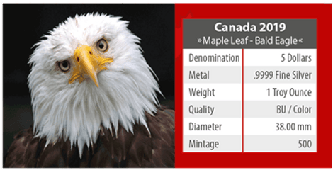 Canadau0027s Wildlife - Bald Eagle 4 1 Oz Silver Bu Emkcom Eagle Funny Face Png