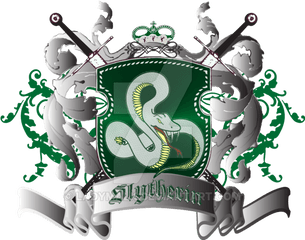 Harry Potter Slytherin House Hogwarts - Slytherin Crest Images Transparent Background Png