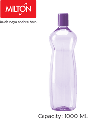 Milton Pacific Pet Fridge Plastic Water Bottle - Purple 1 L Milton Intelligent Homeware Png