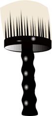 Barber Brush Drawing - Paintbrush Png