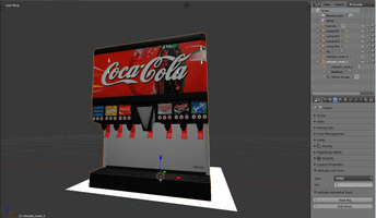 Sims Vending Brand Fizzy Machine Cocacola Drinks - Free PNG