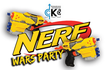 Nerf Wars - Nerf Logo With Gun Png