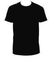 Black T-Shirt - Free PNG