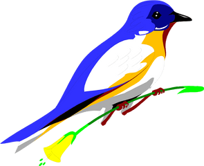 Blue Bird Clipart - Bird Clipart Png