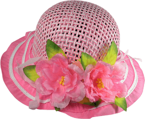 Girls Tea Party Dress Up Hat With Faux Pearl Necklace Boa And White Gloves - Tea Party Hat Png