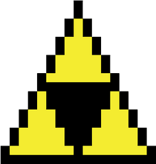 Triforce Pixel Art Maker - Triforce Pixel Art Png