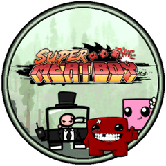 Pleasure And Pain - Super Meat Boy Logo Png