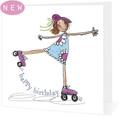 Download Happy Birthday 4bcef2f63ec6c - Happy Birthday Happy Birthday Roller Skater Png