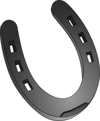 Horseshoe Clipart Double - Horseshoe Clip Art Png