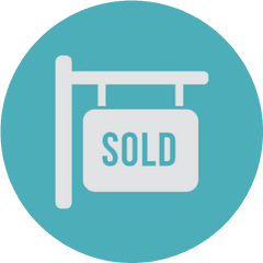 Sold Sign No Shadow - Jennifer Clukey Circle Png