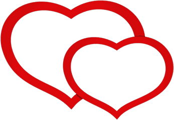 Free Transparent Heart Cliparts Download Clip Art - Double Heart Images Png