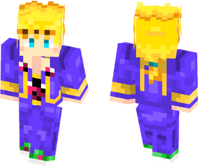 Download Giorno Giovanna Minecraft Skin For Free - Giorno Giovanna Minecraft Skin Png