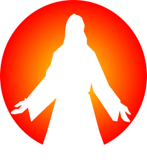 Jesus Christ With Sun Clip Art - Vector Clip Transparent Jesus Silhouette Png