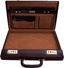 Leather Briefcase Png Transparent Image - Briefcase Transparent