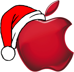 Free Christmas Logos Download - Christmas Apple Logo Png