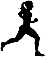 Running Vector Athlete Female Free Transparent Image HD - Free PNG
