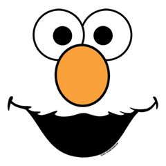 Hd Image Transparent Elmo Svg Stencil - Sesame Street Elmo Face Png