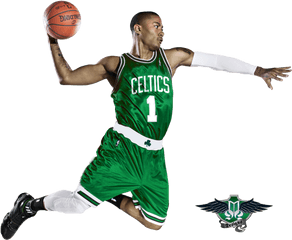 Derrick Rose Boston Celtics Psd Official Psds - Derrick Rose Boston Celtics Png