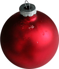 Download Red Christmas Ornament Png - Christmas