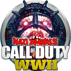 Cod Ww2 Nazi Zombies Transparent Png - Call Of Duty Ww2 Zombies Icon