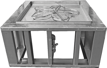 42 Square Fire Pit Frame Manual Gas Burner - Coffee Table Png