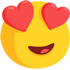 Download Free Emoticon Heart Sticker - Emoji With Heart Eyes Png