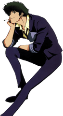 Cowboy Bebop Spike Spiegel Posing Png Image - Cowboy Bebop Spike Png