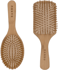 Bamboo Hair Brush - Brush Png