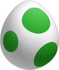 Yoshi Egg - Super Mario Yoshi Egg Png