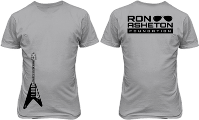 Official Ron Asheton Foundation Merchandise - Official Ron T Shirt Printing Designs Png