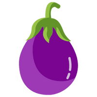 Vector Eggplant HD Image Free - Free PNG