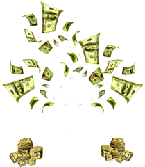 Hd Pile Of Money Png Psd Detail - Flying Money Png