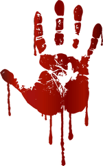 Bloody Handprint Png Images Collection For Free Download - Bloody Handprint Clipart