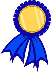 Download Blue Ribbon Gold Medal Prize - Ribbon Prizes Png
