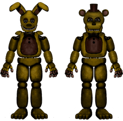 Springlock Suits - Withered Freddy Fnaf Ar Png