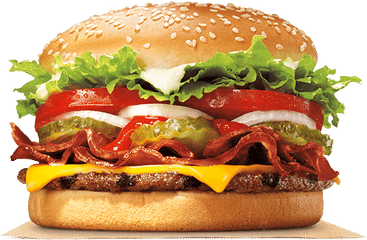 Download King Whopper Hamburger Bacon - Whoopie Burger King Png