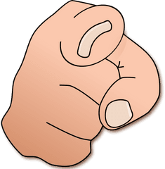 Free Finger Pointing Png Download - Finger Pointing At You Emoji