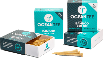 Our Products - Ocean Tee 54mm 70mm Bamboo Tees Png
