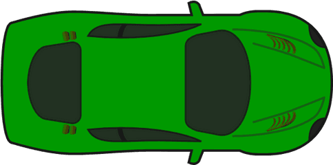 Race Car Top View Clipart - Top View Car Transparent Background Png