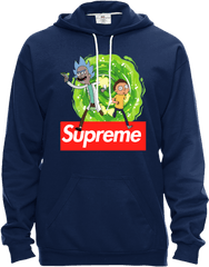 Download Supreme Rick And Morty Hoodie - Supreme Rick And Morty Hoodie Png