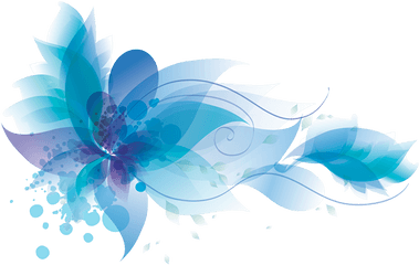 Aqua Blue Flower Png 2 Image - Watercolor Turquoise Flower Png