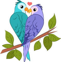 Love Birds Clipart - Love Birds Clipart Png