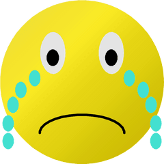 Crying Face Clipart - Sad Emoji Png Transparent Cartoon Cry Smiley Face Clipart