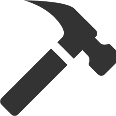 Hammer Icon - Hammer Icon Transparent Png