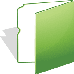 Green Folder Icon - Foldericon 3d Png