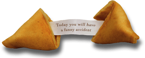 Fortune Cookie With Message Inside - Samosa Funny Png