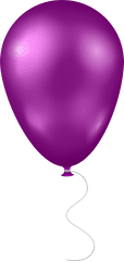 Balloons Clipart Transparent - Dark Purple Balloon Vector Png